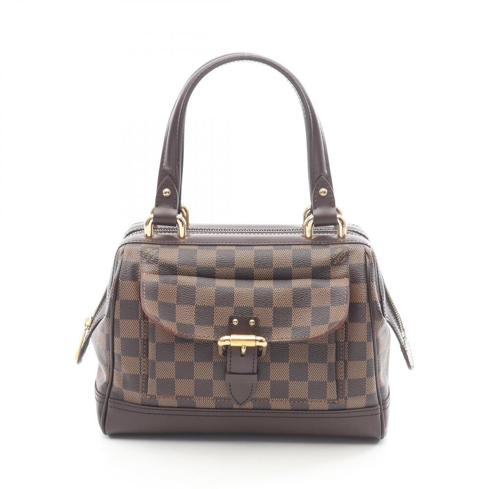 Louis Vuitton Knightsbridge Handbag Canvas Leather Damier Brown